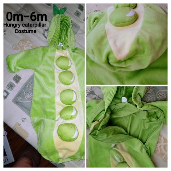 Target Green and Cream Halloween Pea Pod Costume - Picture 1 of 9
